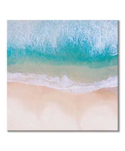 Fale na plaży - obraz na płótnie