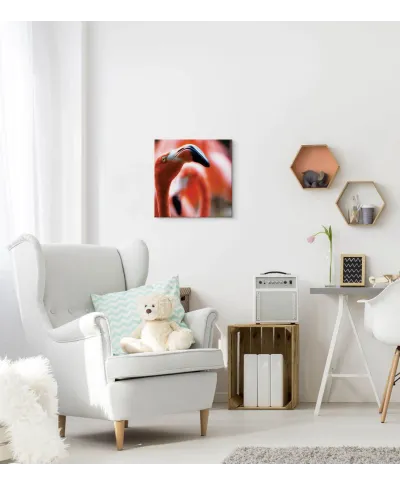 Różowy Flaming - obraz na płótnie