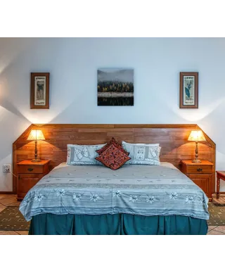 Mglista jesień - obraz na płótnie