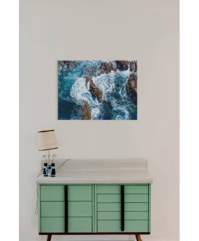 Wzburzony ocean - obraz na płótnie