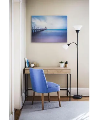 Drewniane molo - obraz na płótnie