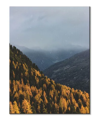 Jesienne Wzgórza - obraz na płótnie