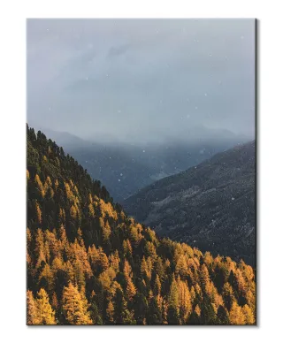 Jesienne Wzgórza - obraz na płótnie