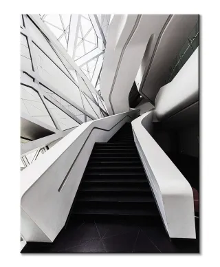 Czarne Schody - obraz na płótnie