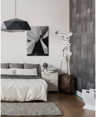 Czarne Schody - obraz na płótnie