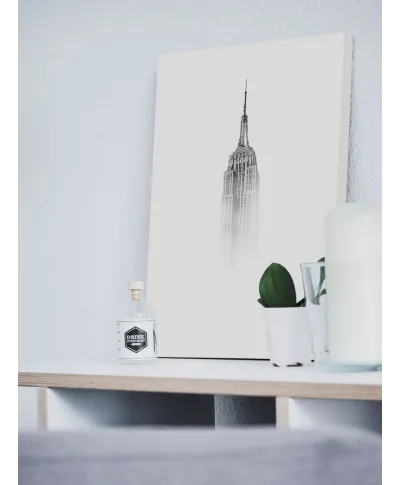 Empire State Building we mgle - obraz na płótnie