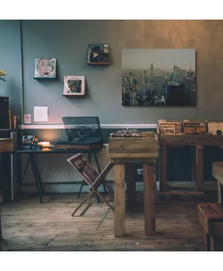 NY Skyscrapers - obraz na płótnie