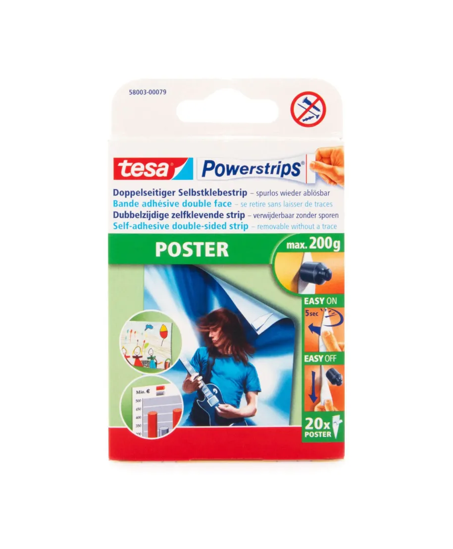 Plastry samoprzylepne Tesa do wieszania plakatów op. 20 szt.