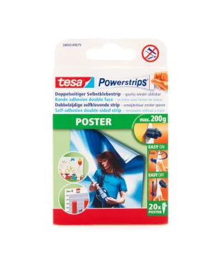 Plastry samoprzylepne Tesa do wieszania plakatów op. 20 szt.