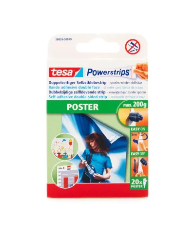 Plastry samoprzylepne Tesa do wieszania plakatów op. 4 szt.