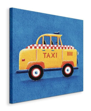 Yellow Taxi - Obraz na płótnie