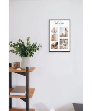 Plakat ze zdjęciami Prezent na Dzień Mamy