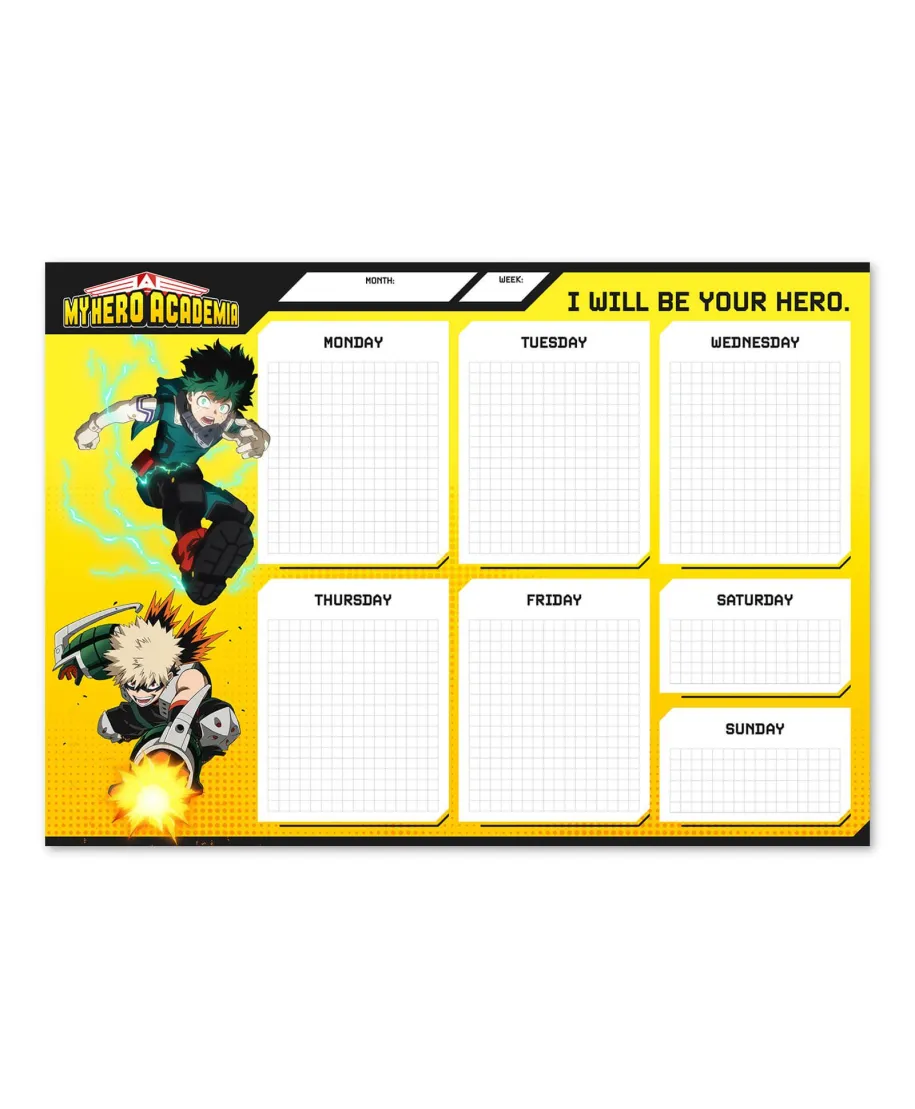 My Hero Academia - planer A4