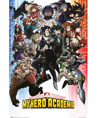 My Hero Academia Class 1A and 1B - plakat