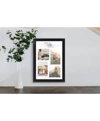 Plakat A4 ze zdjęciami Prezent na Dzień Ojca