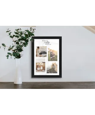 Plakat A4 ze zdjęciami Prezent na Dzień Ojca