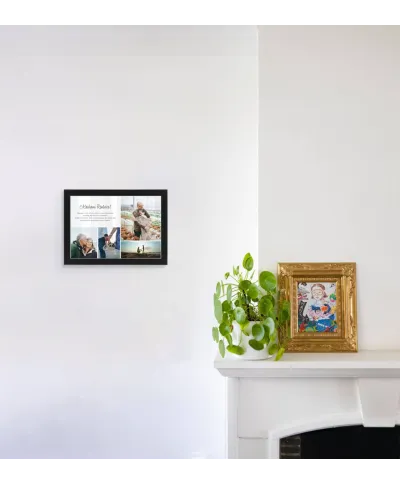 Plakat A4 Podziękowanie dla Rodziców w czarnej ramce