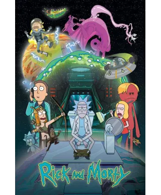 Rick And Morty Toilet Adventure - plakat