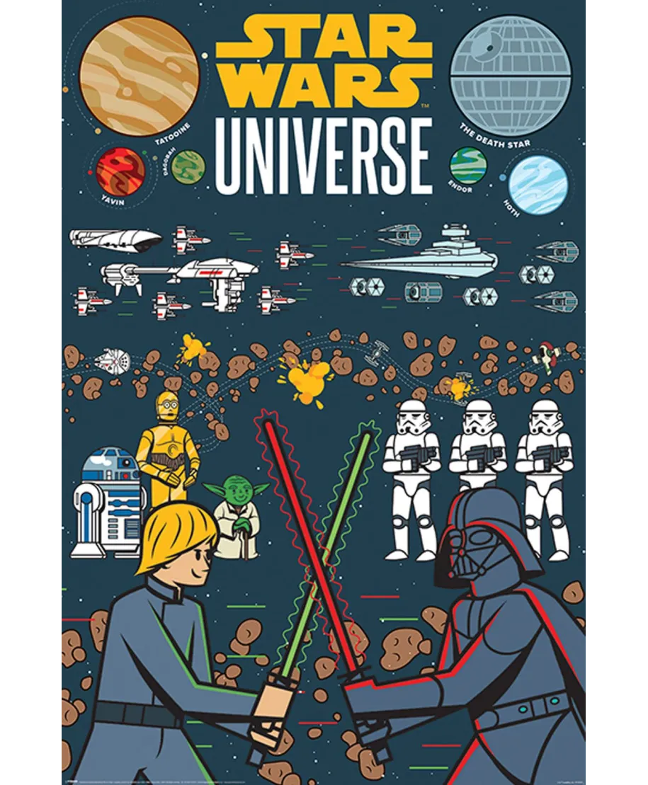 Star Wars Universe Illustrated - plakat