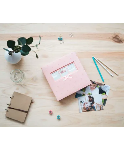 Baby Polka Pink - Album na 200 zdjęć 10x15 cm