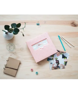 Baby Polka Pink - Album na 200 zdjęć 10x15 cm