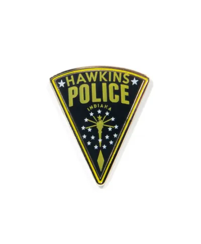 Stranger Things Hawkins Police - przypinka