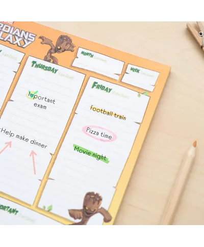 Marvel Groot - planer tygodniowy A4