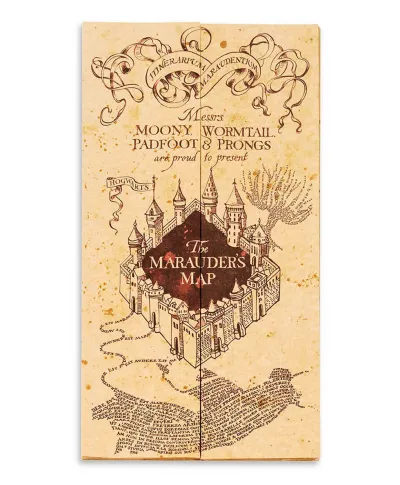 Harry Potter Mapa Huncwotów - mapa