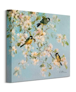 Song Birds and Apple Blossom - obraz na płótnie