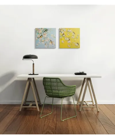 Song Birds and Apple Blossom - obraz na płótnie