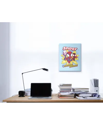 Spidey and His Amazing Friends Jump with Style - obraz na płótnie