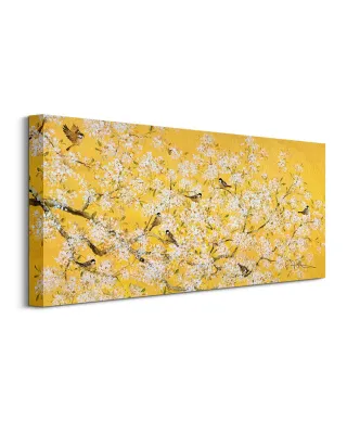 Blossom On Yellow - obraz na płótnie