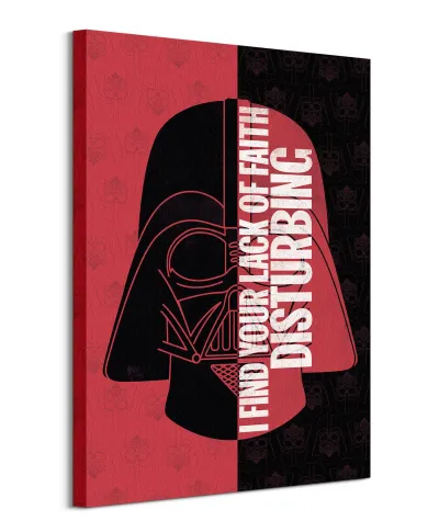 Star Wars Half Quote - obraz na płótnie