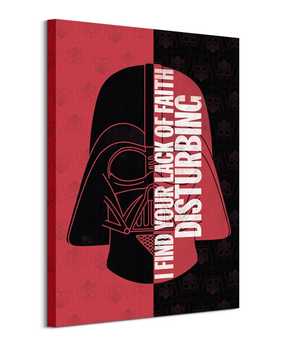 Star Wars Half Quote - obraz na płótnie