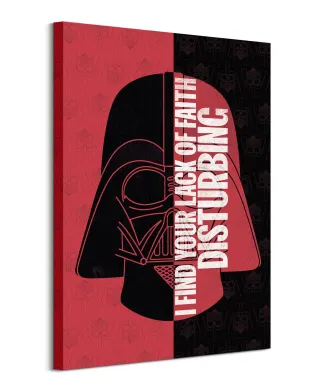 Star Wars Half Quote - obraz na płótnie