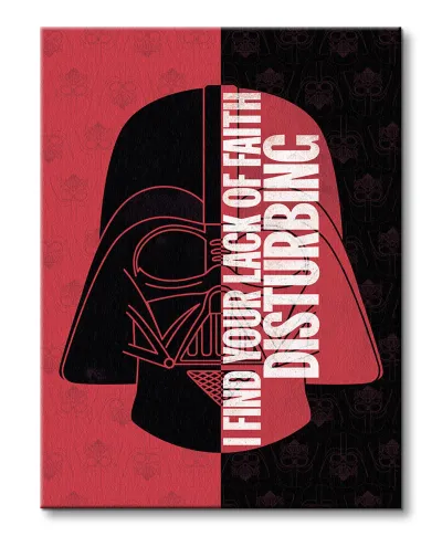 Star Wars Half Quote - obraz na płótnie