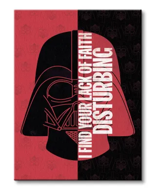 Star Wars Half Quote - obraz na płótnie