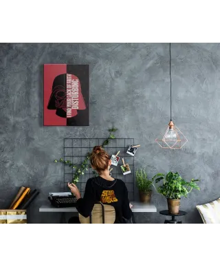 Star Wars Half Quote - obraz na płótnie