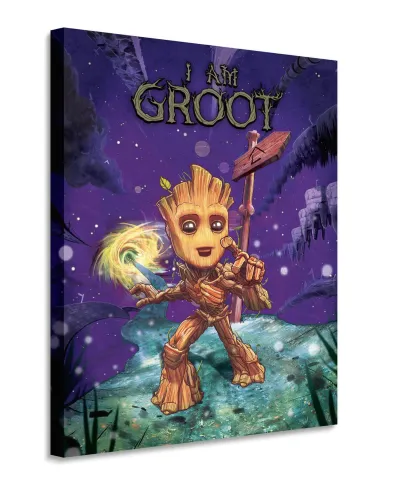 Guardians of the Galaxy Groot Cosmic - obraz na płótnie