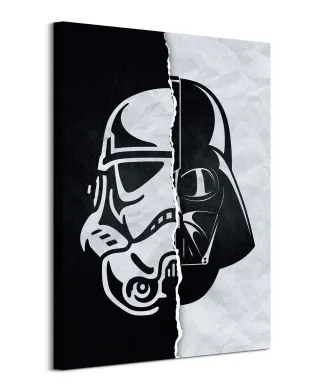Star Wars Storm Trooper/Darth Vader - obraz na płótnie