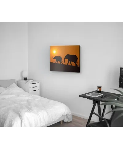 Chobe Silhouettes - obraz na płótnie