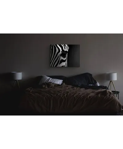 Zebra Eye - obraz na płótnie