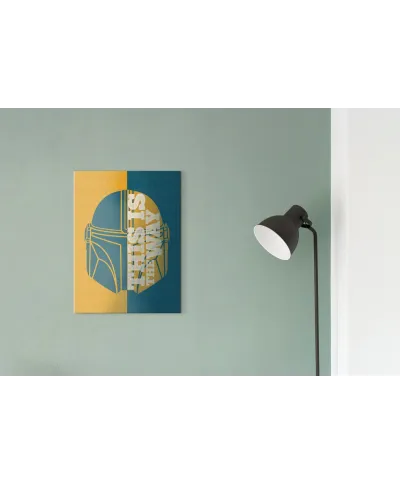 Star Wars The Mandalorian Half Quote - obraz na płótnie