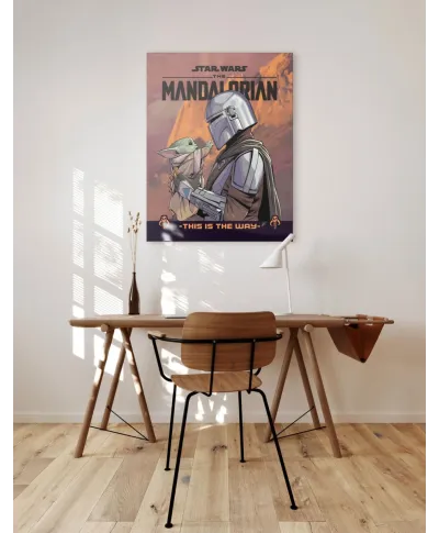 Star Wars The Mandalorian Hello Little - obraz na płótnie