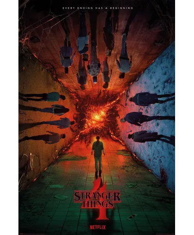 Stranger Things 4 Every Ending Has A Beginning - plakat