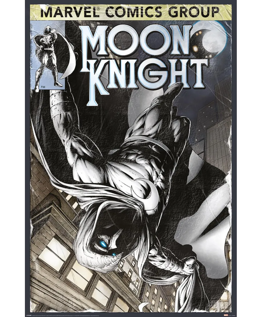 Moon Knight Comic Book Cover - plakat