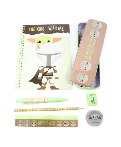 Star Wars The Mandalorian Expressions Of The Child - zestaw przyborów szkolnych