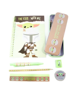 Star Wars The Mandalorian Expressions Of The Child - zestaw przyborów szkolnych