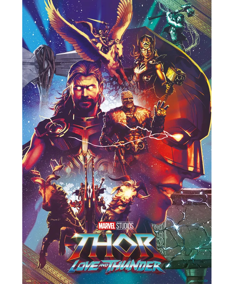 Marvel Thor Love And Thunder - plakat