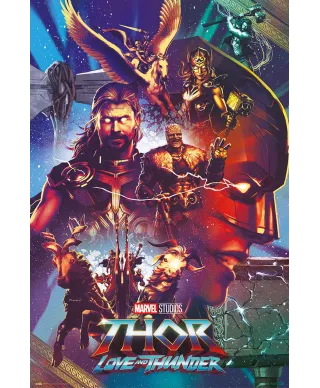 Marvel Thor Love And Thunder - plakat